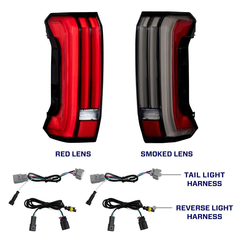 22-25 Toyota Tundra LED Tail Lights - Red (Pair) By Form Lighting