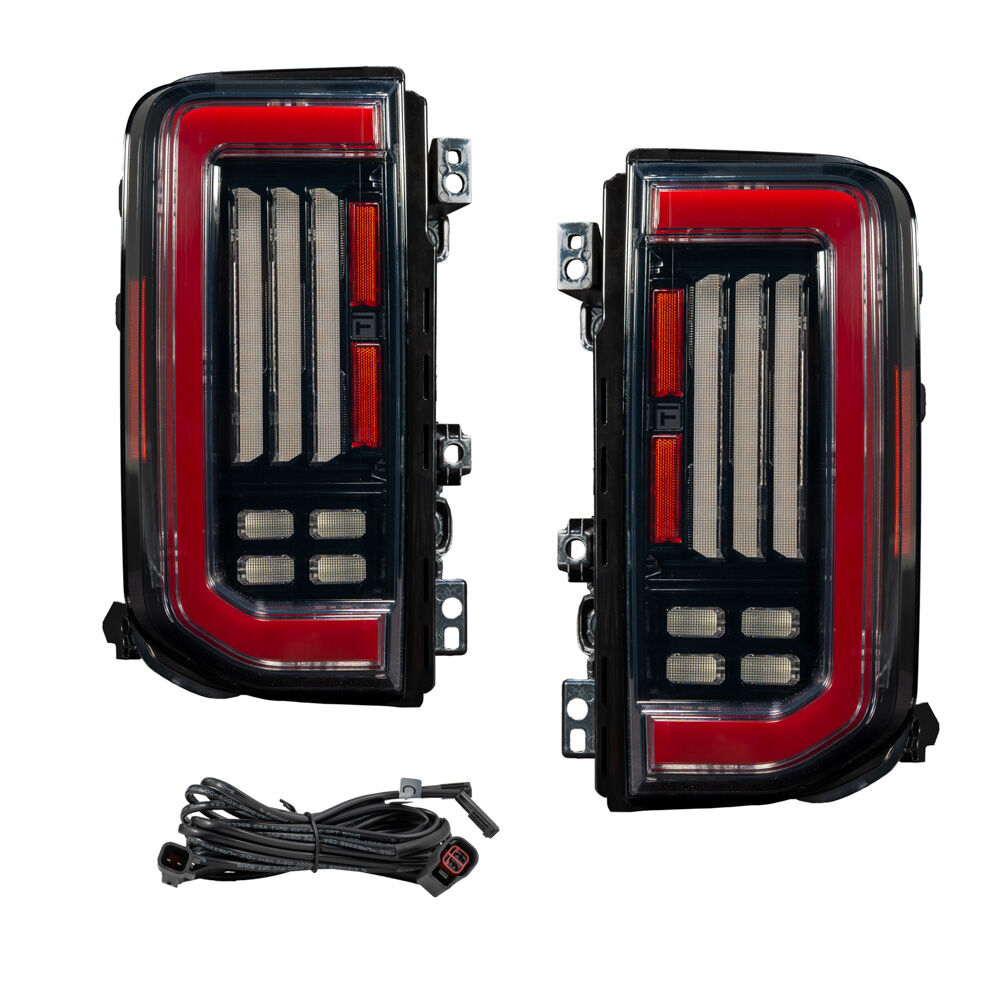 21-25 Ford Bronco LED Tail Lights - Red (Pair) By Form Lighting - FL0085