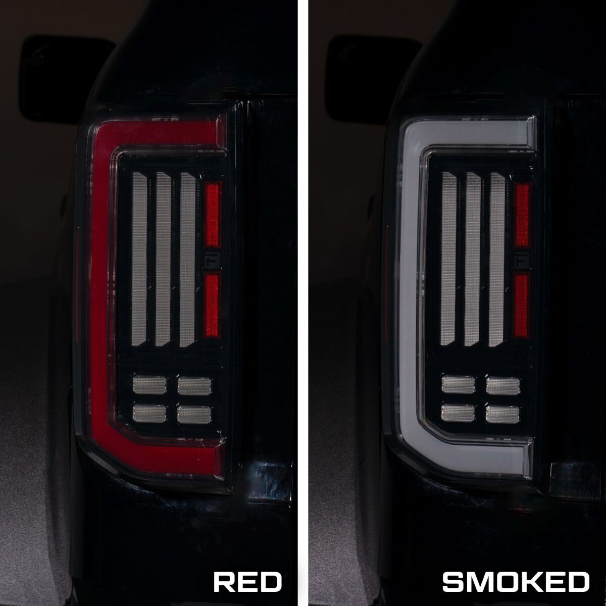 21-25 Ford Bronco LED Tail Lights - Smoked (Pair) By Form Lighting