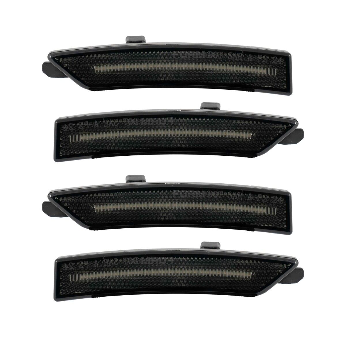2024-2025 Mustang LED Sidemarkers OEM Set Amber/Red By Form Lighting