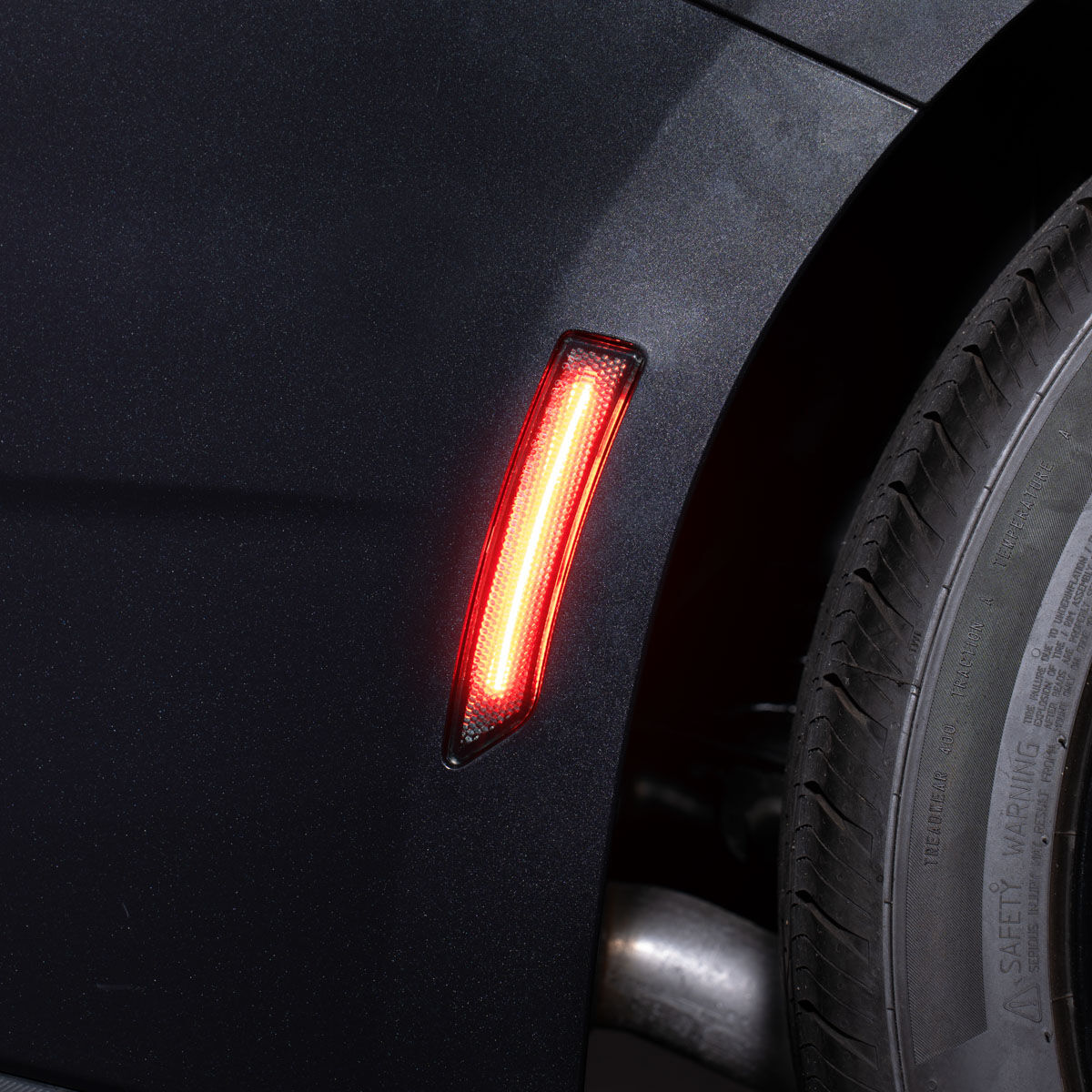 2024-2025 Mustang LED Sidemarkers Smoked Set By Form Lighting