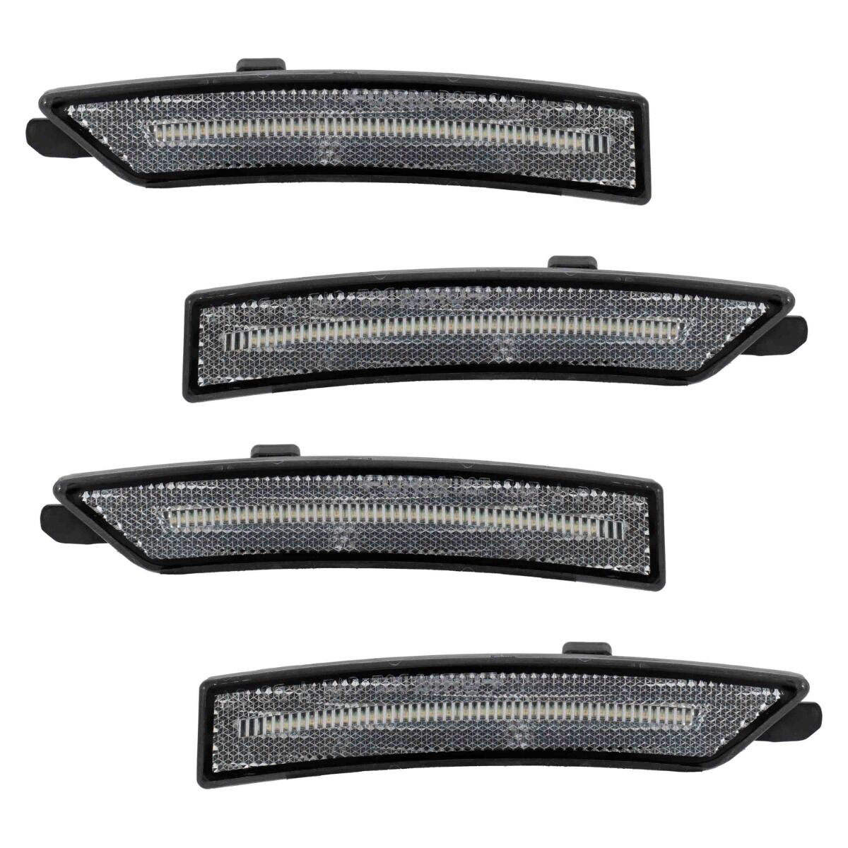 2024-2025 Mustang LED Sidemarkers Clear Set By Form Lighting - FL0092