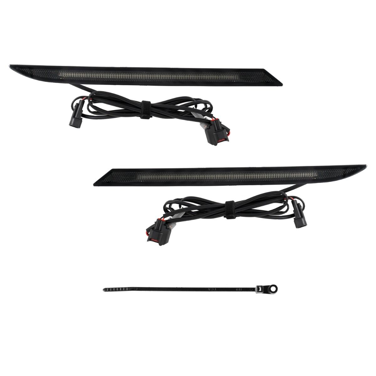 2018-Present Ford Mustang LED Rear Reflector Red Pair By Form Lighting