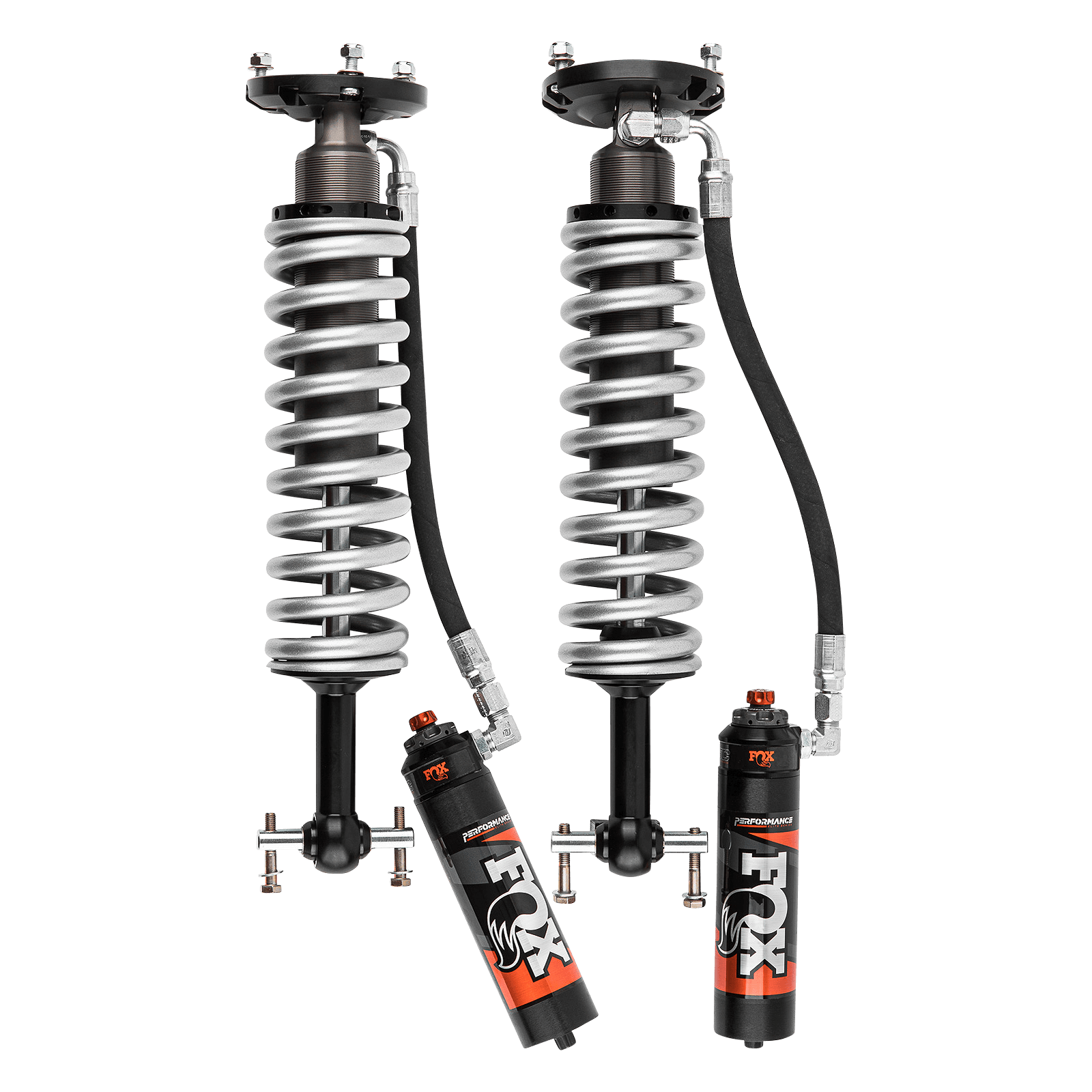 2019-2025 Ford Ranger US Only Front Performance Elite 2.5 Remote Reservoir 4.05 Inch 2-3 Inch Lift Dual Speed Compression Adjuster Fox Offroad Shocks - FOX-88306156