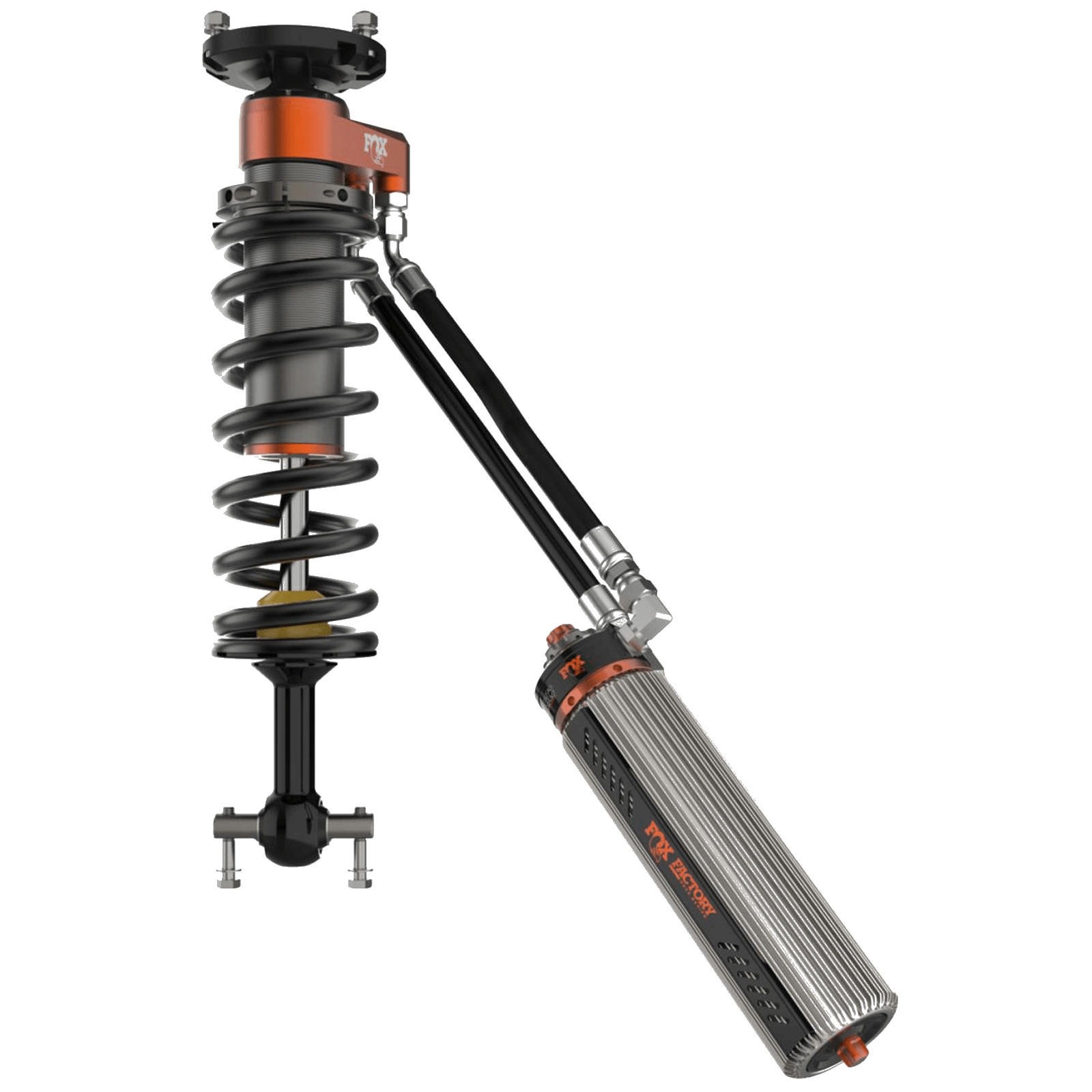 2019-2023 Silverado/Sierra 1500 Front Coilover Internal Bypass Factory Race 3.0 Recirculating Remote Reservoir Dual Speed Compression Adjuster Non-TB/Non-AT4 3.5 Lift TB/AT4 1.5 Lift Fox Offroad Shocks - FOX-88306175
