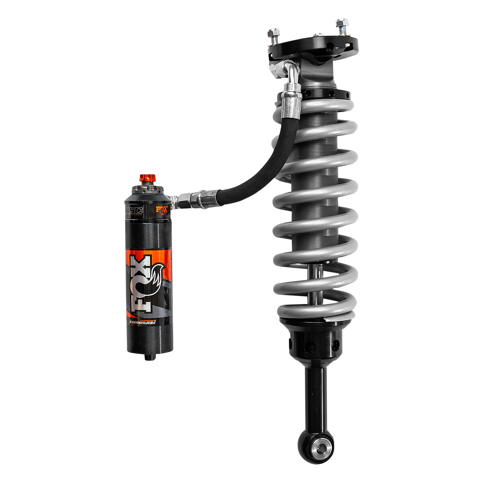 2005-2023 Toyota Tacoma Front Coilover Performance Elite 2.5 Remote Reservoir 2-3 Inch Lift Dual Speed Compression Adjuster Fox Offroad Shocks - FOX-88306178