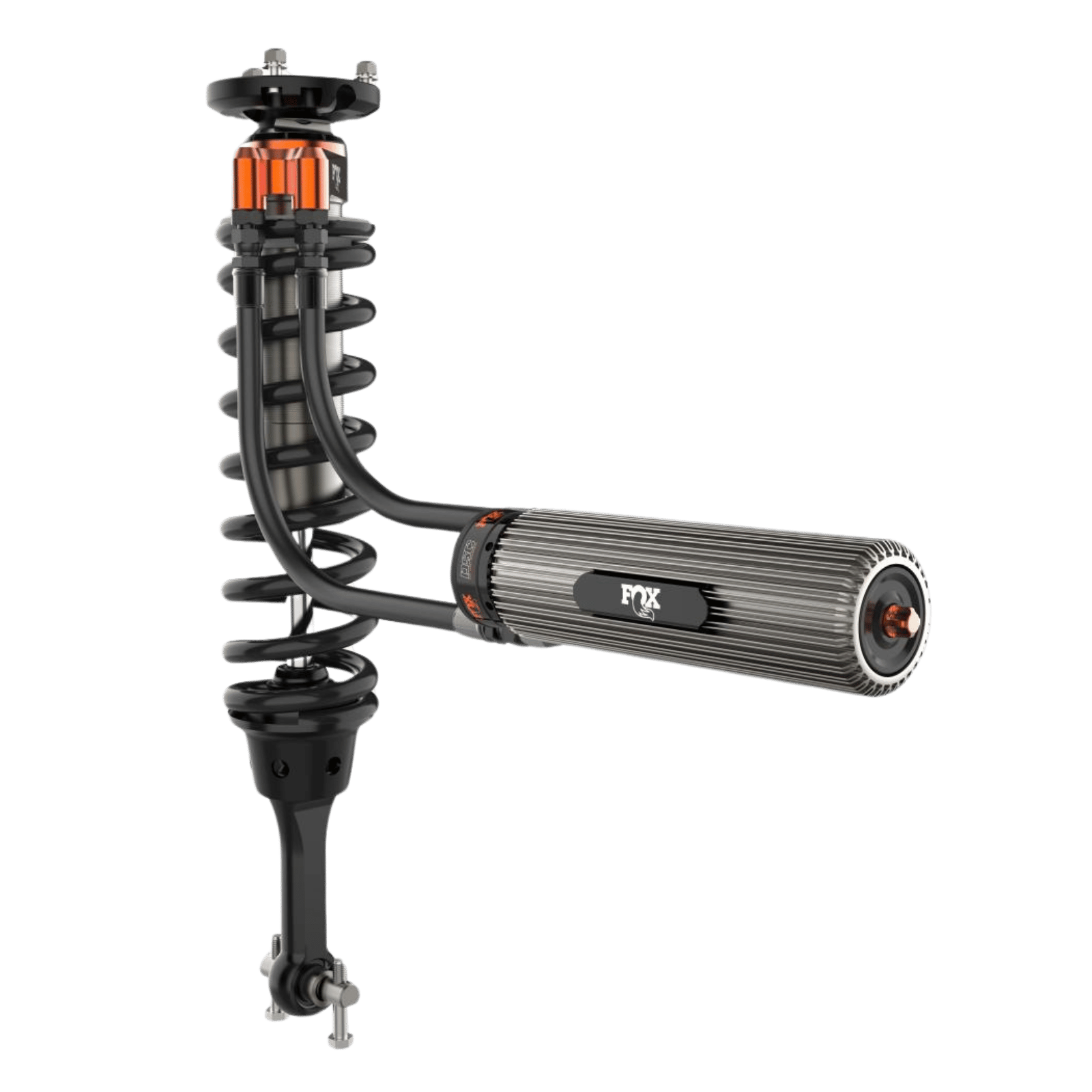2021-2024 Ford F-150 4WD Front Coilover Internal Bypass Factory Race 3.0 Recirculating Remote Reservoir Dual Speed Compression Adjuster 2.5 Inch LIFT Fox Offroad Shocks - FOX-88306191