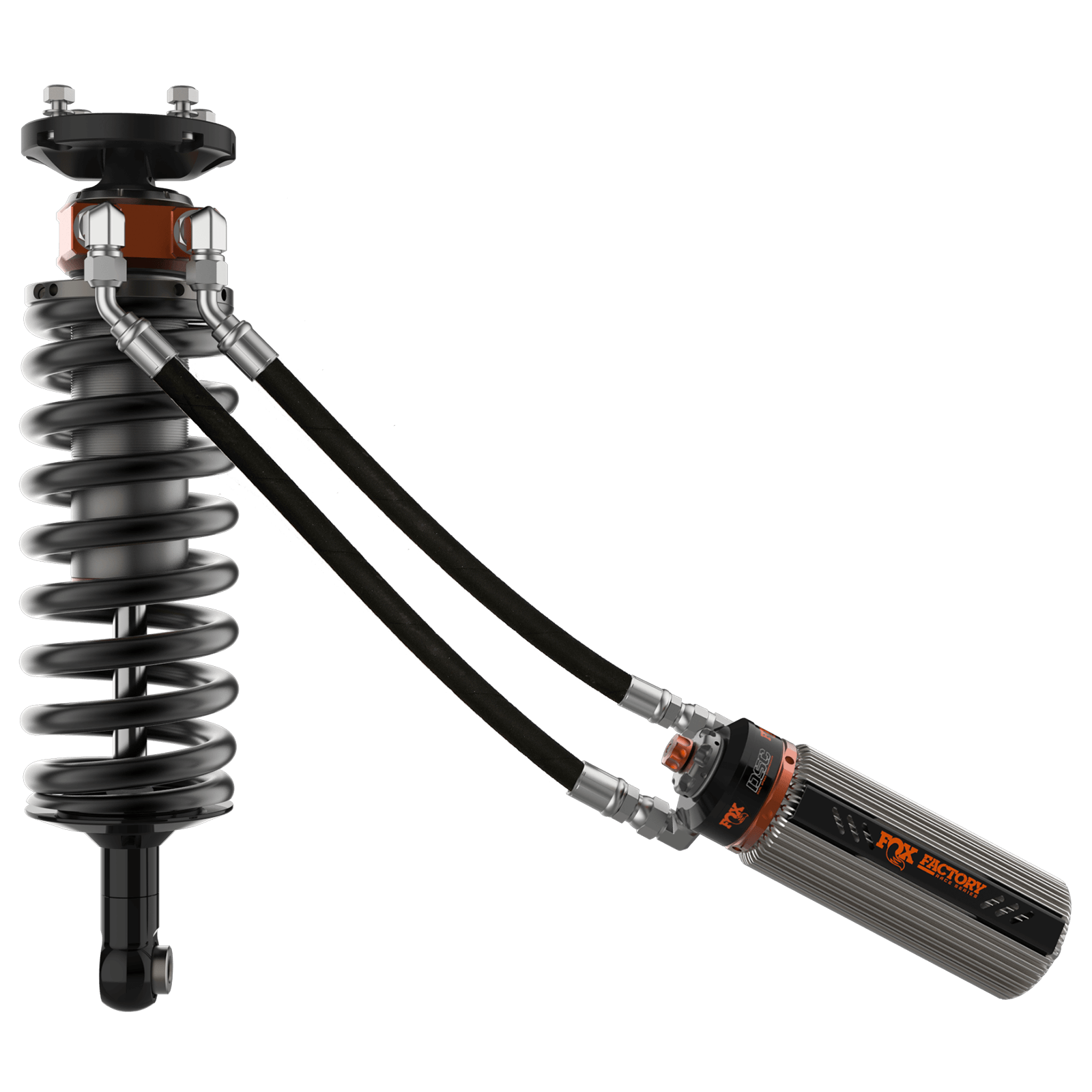2022-2025 Toyota Tundra w/UCA Front Coilover Internal Bypass Factory Race 3.0 Recirculating Remote Reservoir Dual Speed Compression Adjuster 2-2.25 Lift Fox Offroad Shocks - FOX-88306219