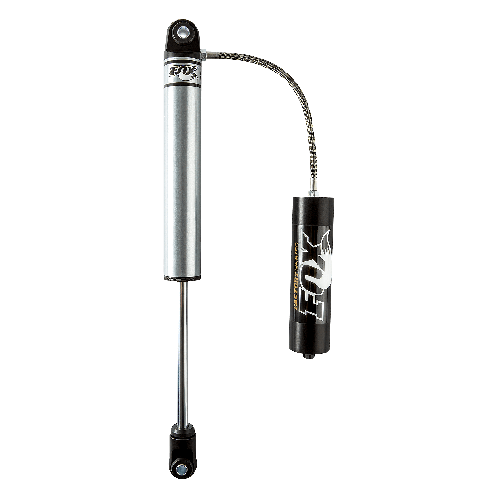 2009-2025 Dodge RAM 1500 4WD Rear Factory Race 2.5 Remote Reservoir 9.8 Inch 0-1.5 Inch Lift Dual Speed Compression Adjuster Fox Offroad Shocks - FOX-88326029