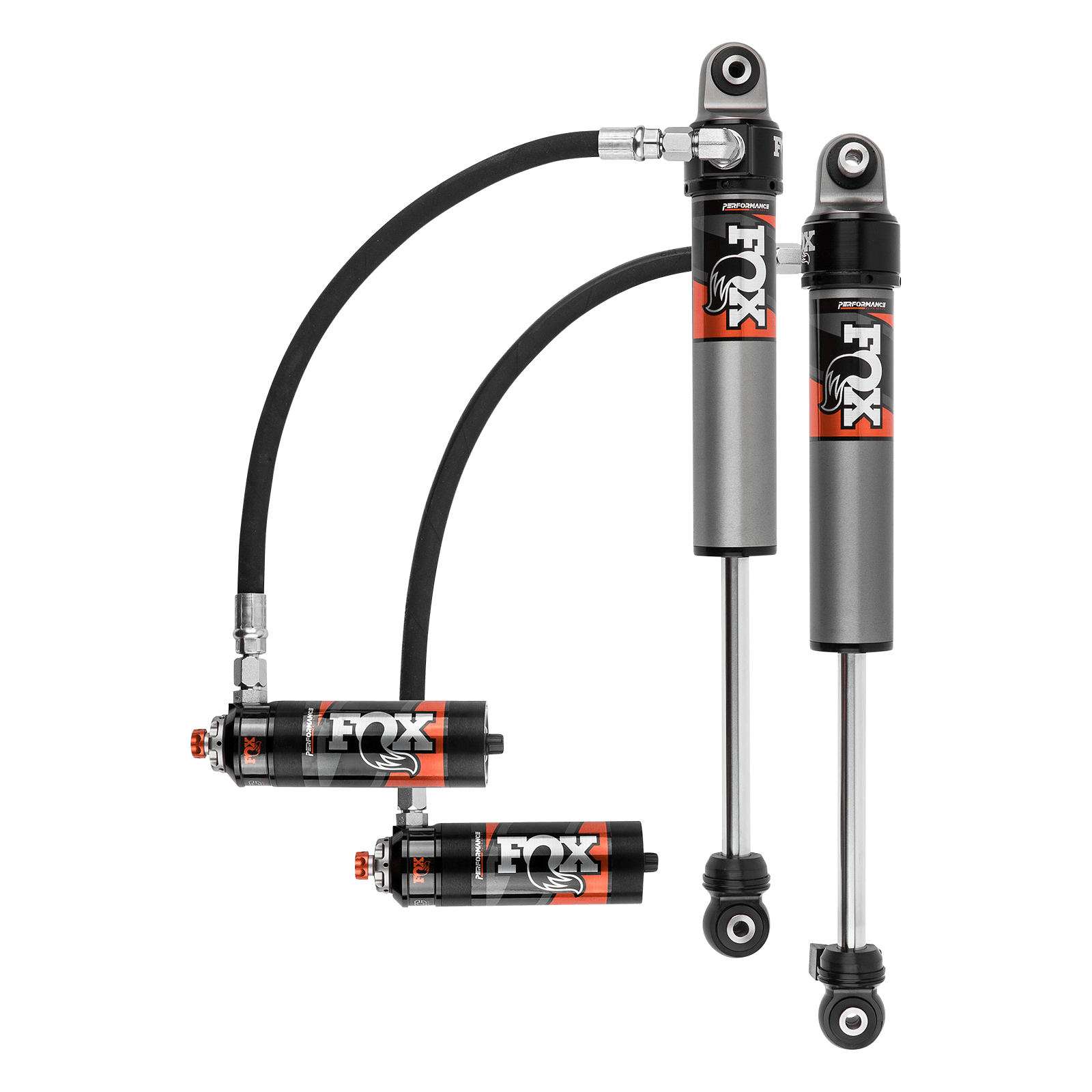 2018-2024 Jeep JL No Mojave Front Performance Elite 2.5 Remote Reservoir 2-3 Inch Lift Dual Speed Compression Adjuster Fox Offroad Shocks - FOX-88326050