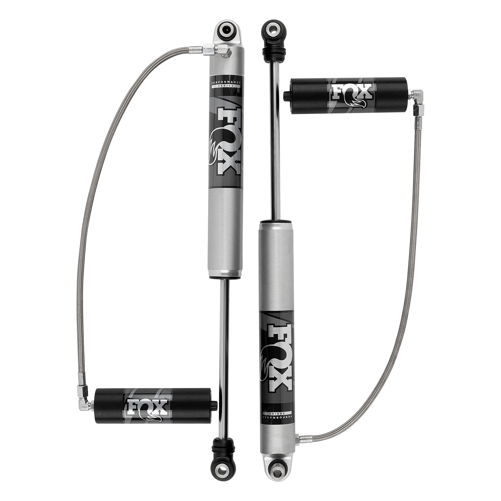 2018-2024 Jeep JL Front Performance Series 2.0 11.7 Remote Reservoir 3.5-4 Inch Lift Fox Offroad Shocks - FOX-88524185