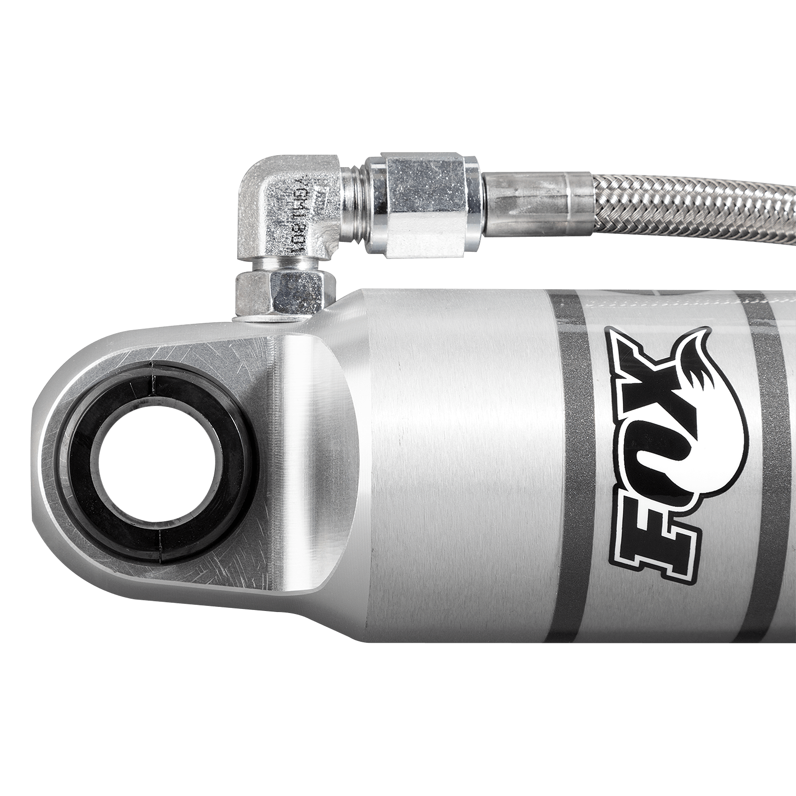 1983-1995 Defender & 94-98 Discovery I Land Rover Rear PS Remote Reservoir 7.9 Inch 0-1 Inch Lift CD Adjuster Fox Offroad Shocks