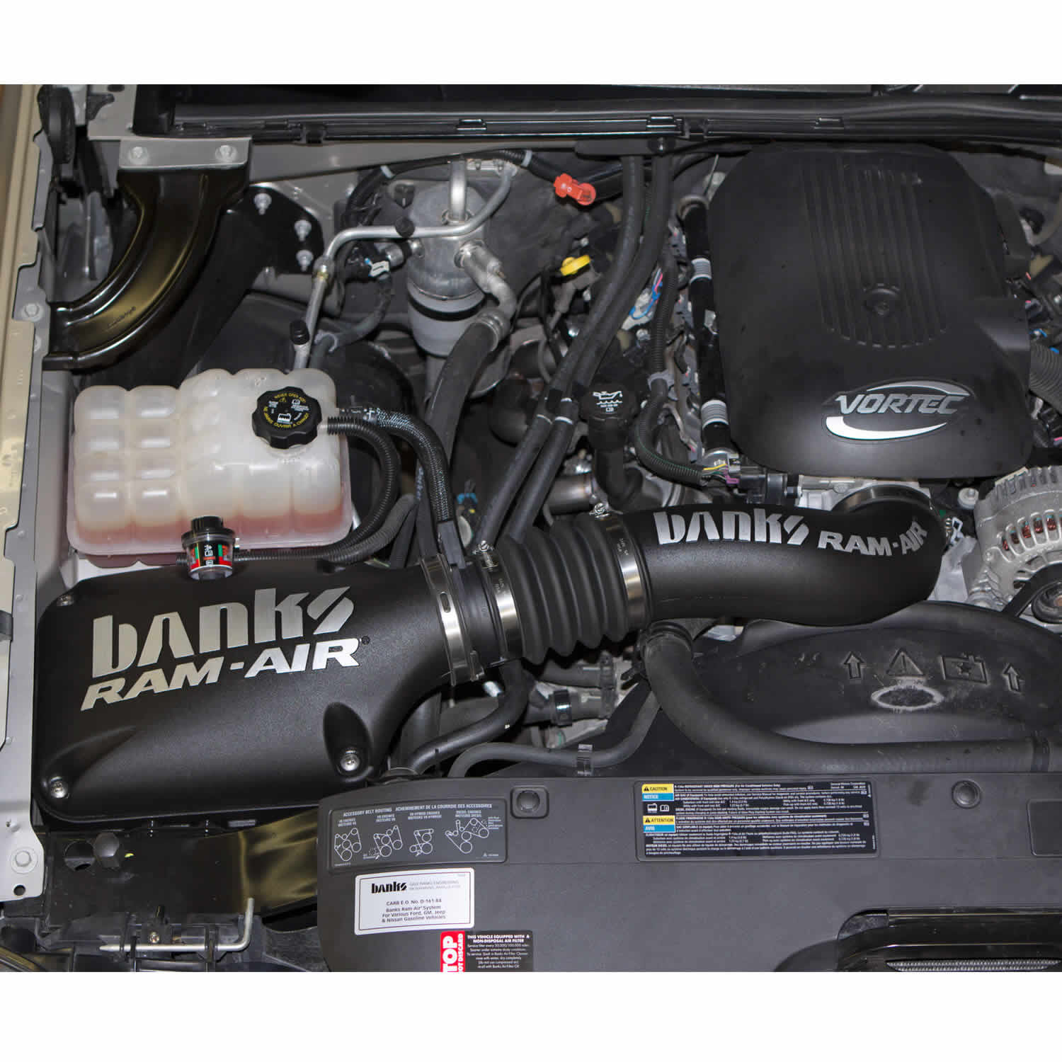 Ram-Air Cold-Air Intake System Oiled Filter 99-08 Chevy/GMC 4.8-6.0L 1500 Banks Power