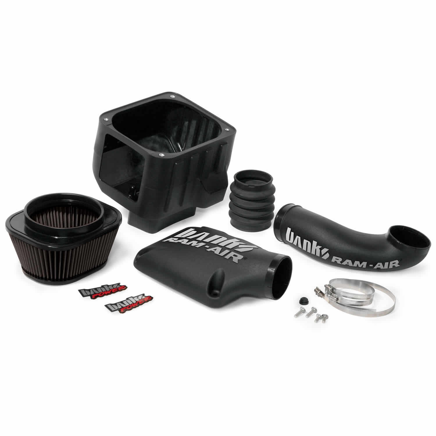 Ram-Air Cold-Air Intake System Dry Filter 99-08 Chevy/GMC 1500 W/Electric Fan Banks Power - 41802-D