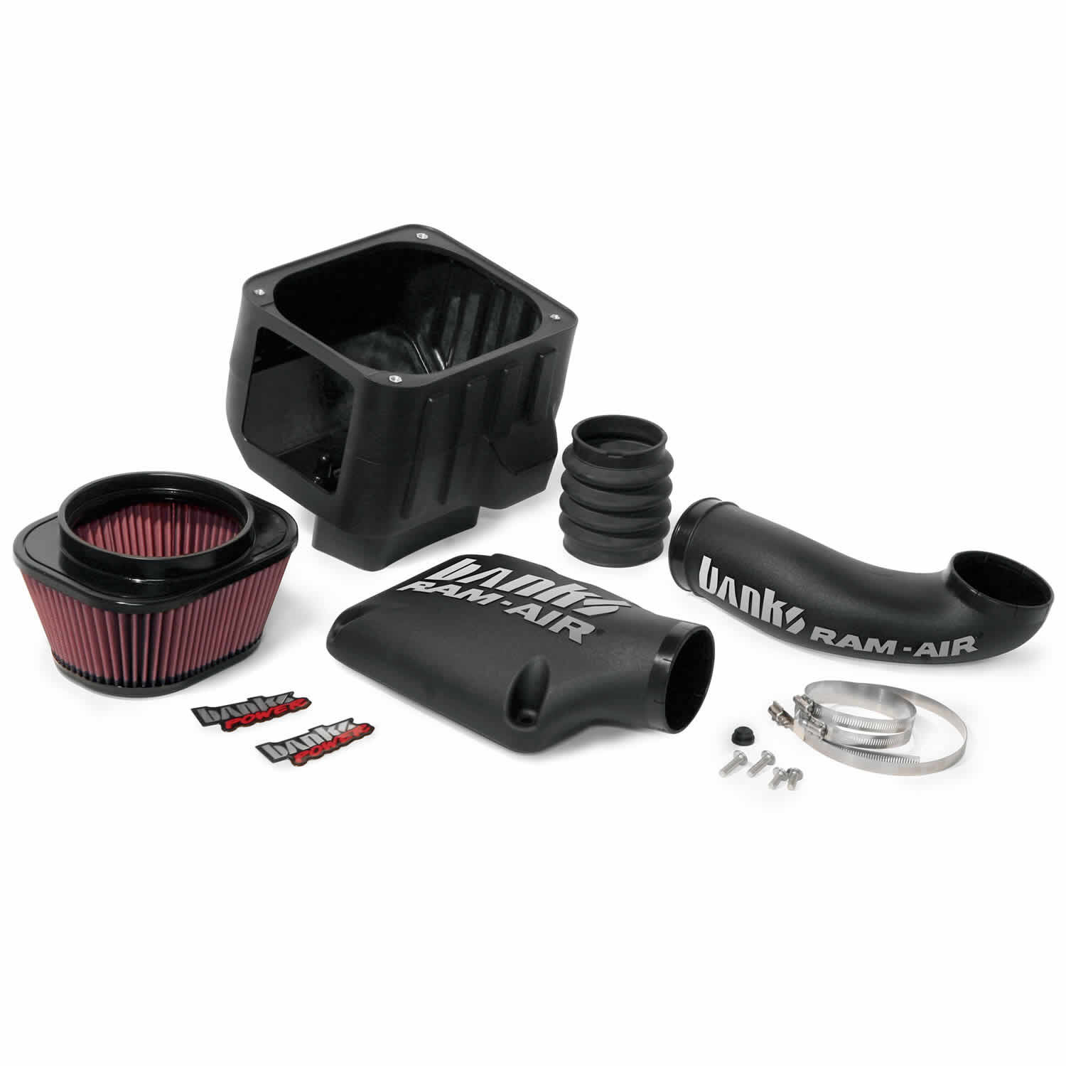 Ram-Air Cold-Air Intake System Oiled Filter 99-08 Chevy/GMC 1500 W/Electric Fan Banks Power - 41802