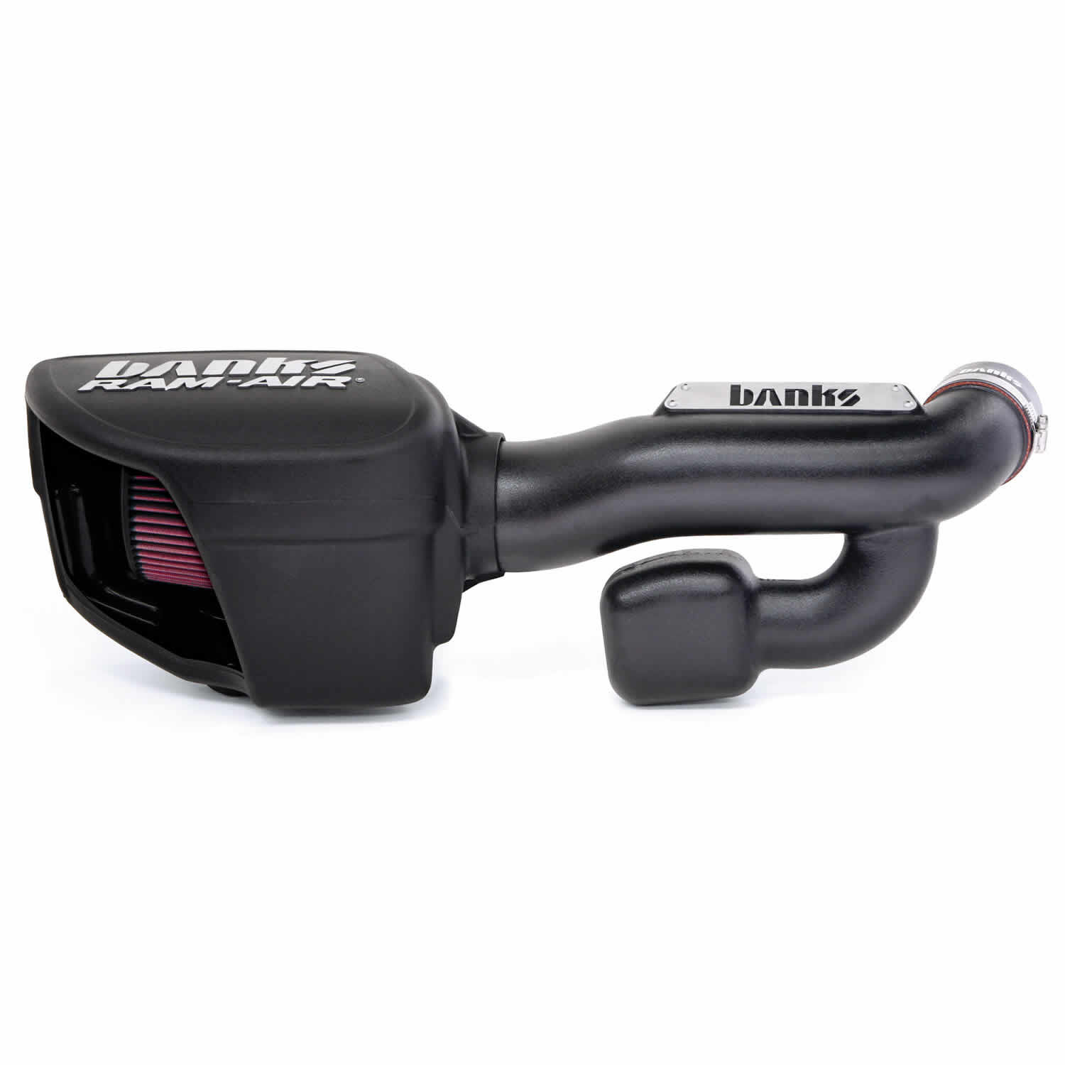 Ram-Air Cold-Air Intake System Oiled Filter 12-16 Jeep 3.6L Wrangler Banks Power