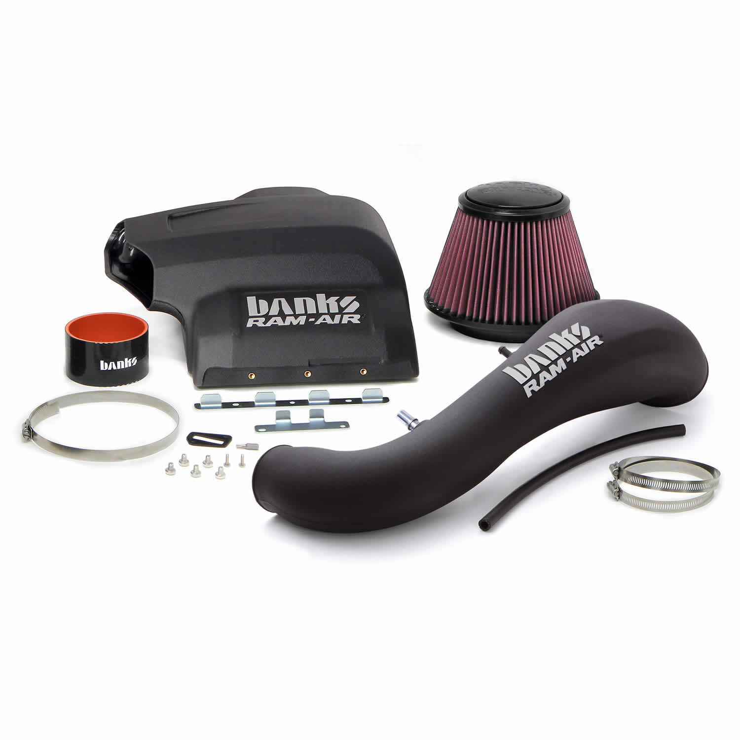 Ram-Air Cold-Air Intake System Oiled Filter 11-14 Ford F-150 5.0L Banks Power - 41880