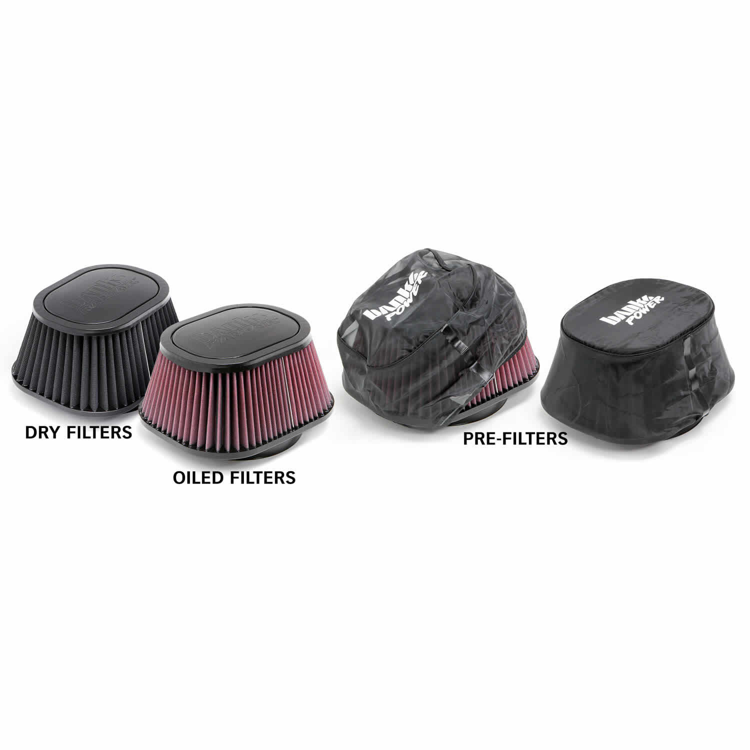 Ram-Air Cold-Air Intake System Oiled Filter 01-04 Chevy/GMC 6.6L LB7 Banks Power