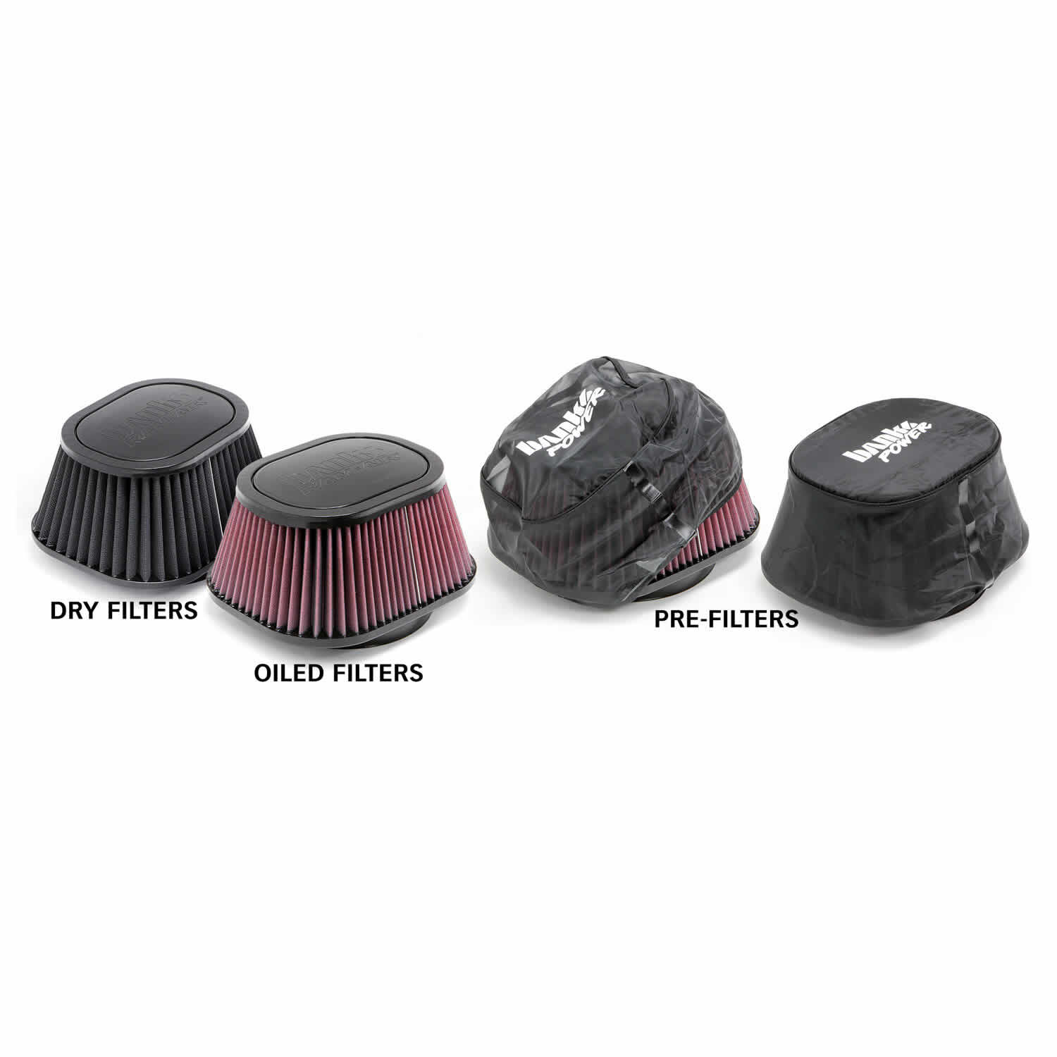 Ram-Air Cold-Air Intake System Dry Filter 04-05 Chevy/GMC 6.6L LLY Banks Power