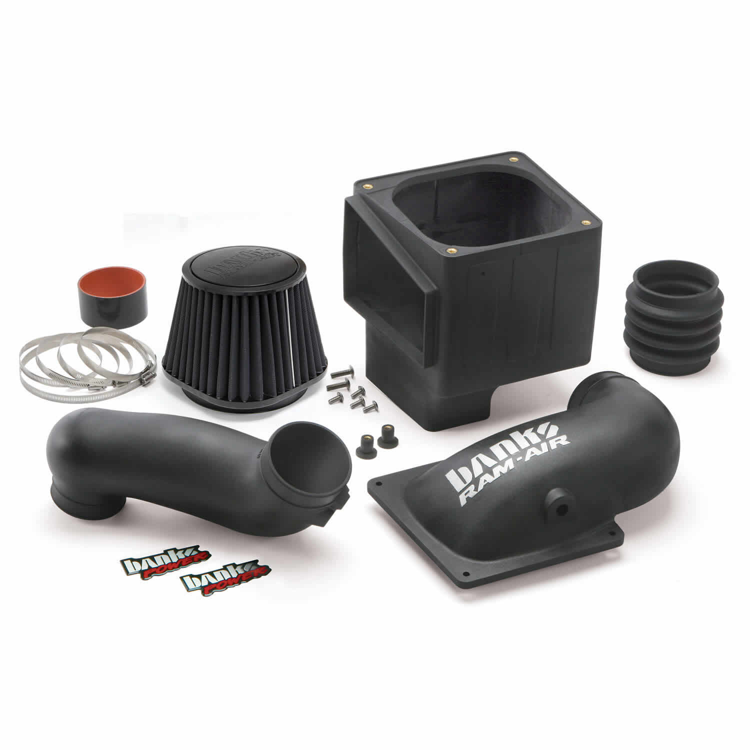 Ram-Air Cold-Air Intake System Dry Filter 03-07 Dodge 5.9L Banks Power - 42145-D