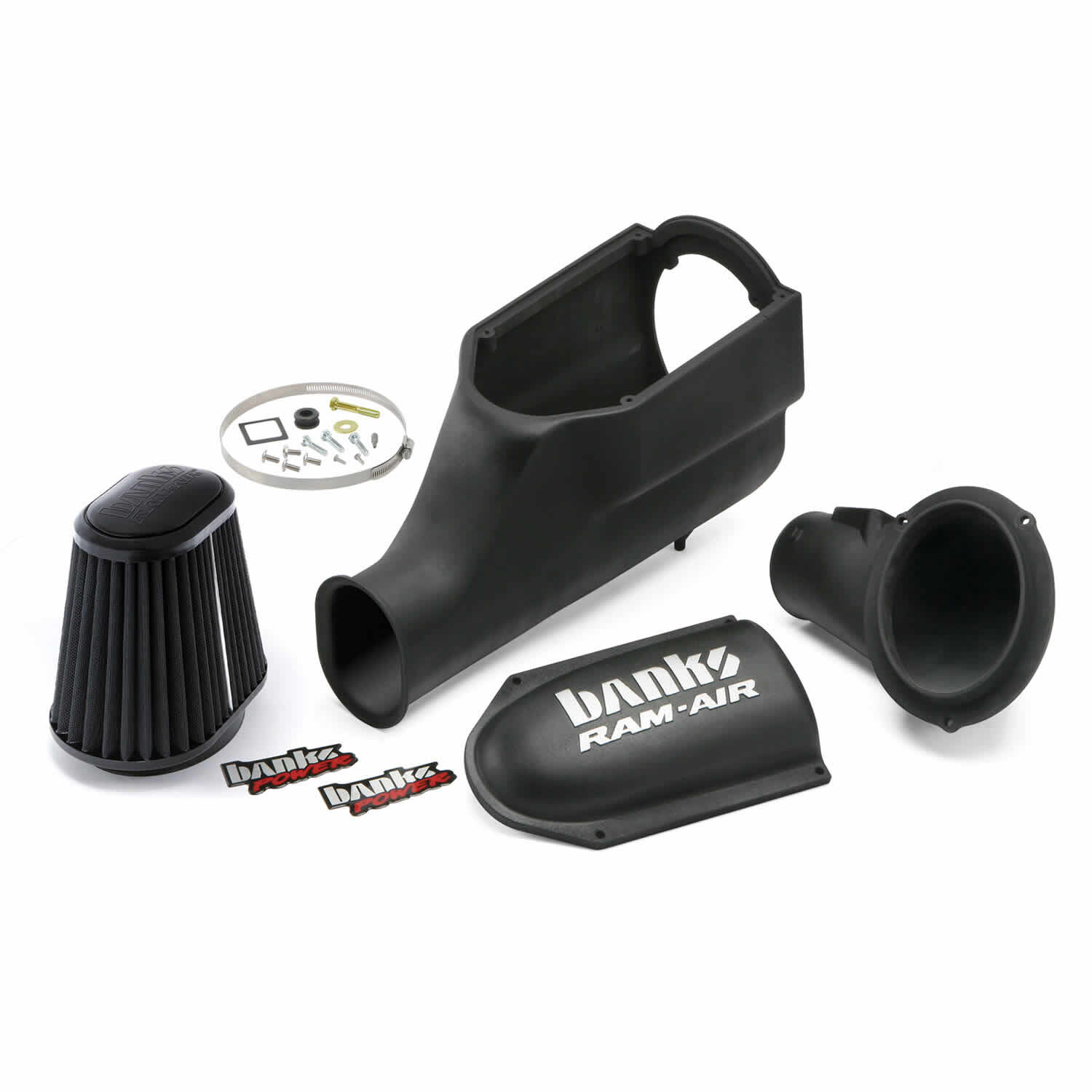 Ram-Air Cold-Air Intake System Dry Filter 03-07 Ford 6.0L Banks Power - 42155-D