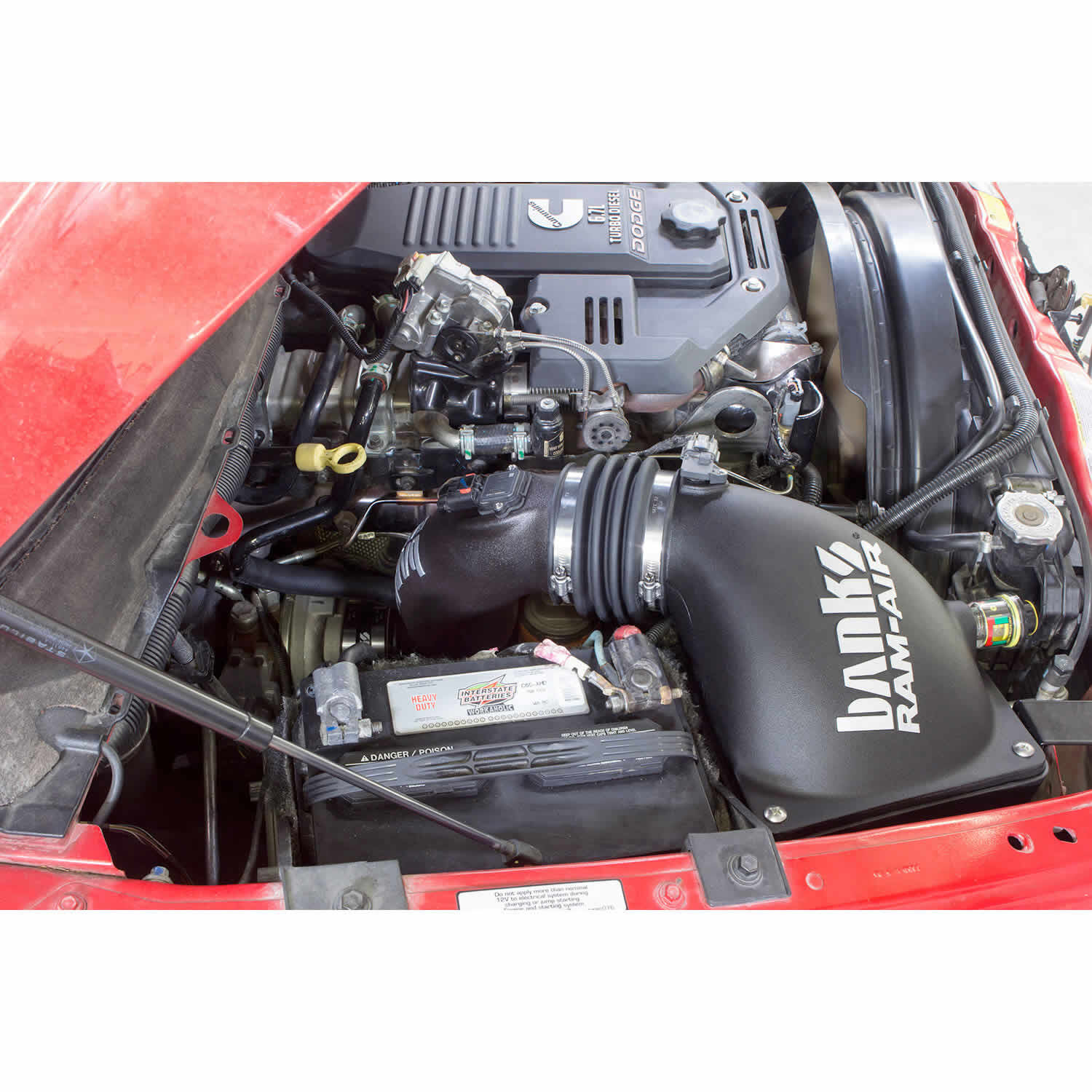 Ram-Air Cold-Air Intake System Oiled Filter 10-12 Dodge/Ram 6.7L Banks Power