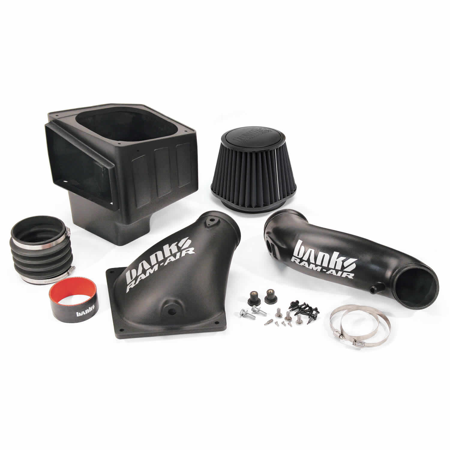 Ram-Air Cold-Air Intake System Dry Filter 10-12 Dodge/Ram 6.7L Banks Power - 42180-D