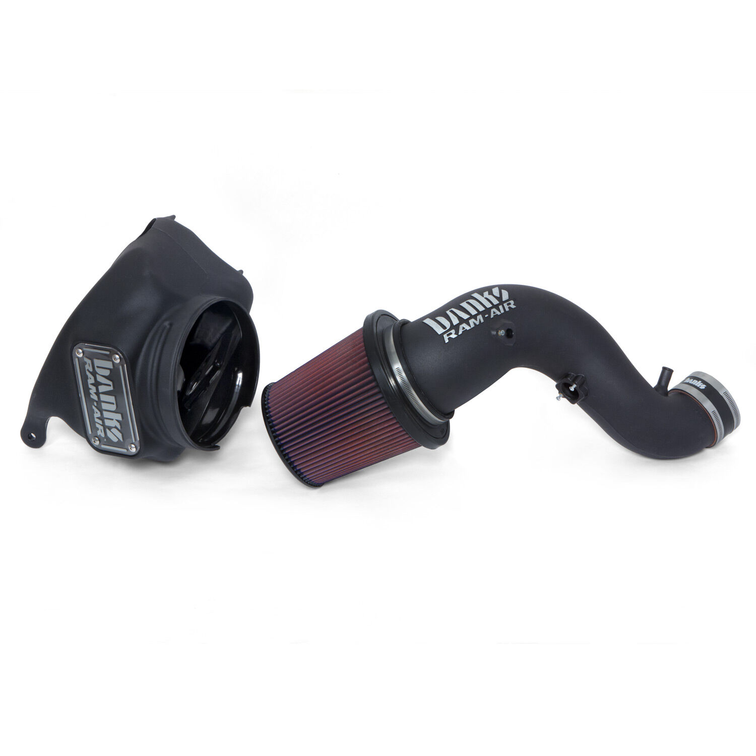 Ram-Air Cold-Air Intake System Oiled Filter 13+ RAM 6.7L Cummins Diesel Banks Power