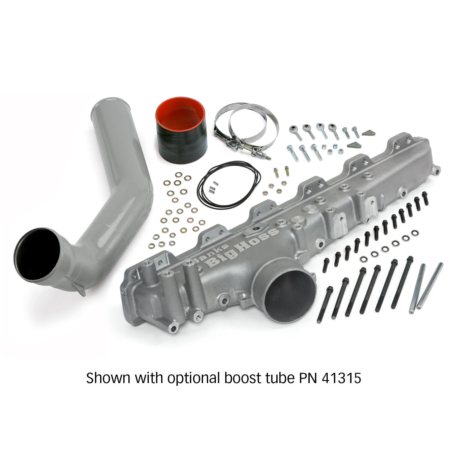 Big Hoss Racing Intake Manifold System 03-07 Dodge 5.9L Natural Banks Power