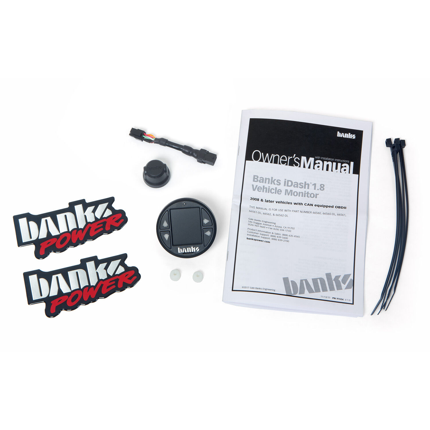iDash 1.8 Super Gauge Derringer Tuner Banks Power