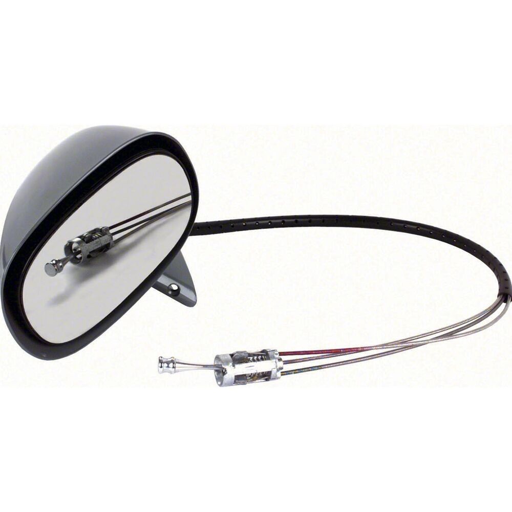 1970-1981 Pontiac Firebird LH Outside Sideview Mirror BULLET STYLE Remote - GMK4021410703L - 9865801