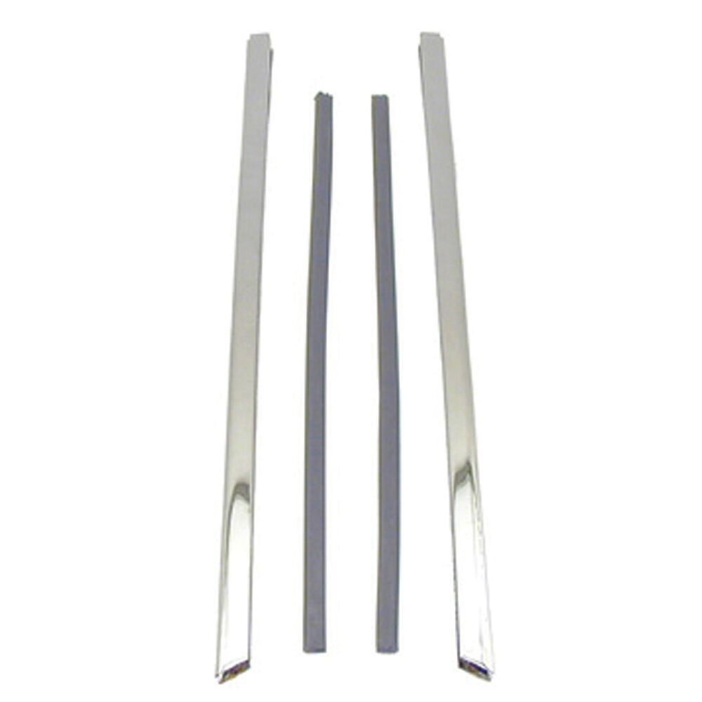 1968-1972 Chevrolet Chevelle LH/RH Quarter Window Frame Chrome - GMK403266569P - 8734083