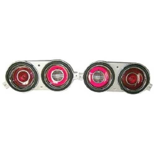 1971-1973 Chevrolet Camaro RS LH/RH Tail Lamp Assembly With Pillow Optics On Back-Up Lamp - GMK4021842712S -