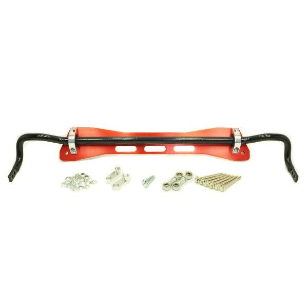 1992-1995 Honda Civic GodSpeed Rear Sway Bar + Subframe Brace Red - SB-060-RED