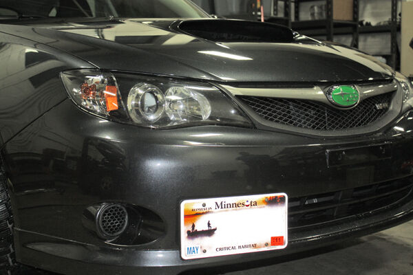 2008-2014 Subaru Impreza WRX License Plate Relocation Kit 08-14 by GrimmSpeed