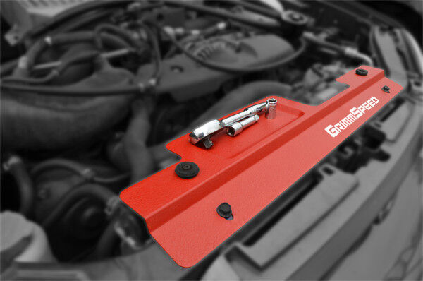 2002-2007 Subaru Impreza WRX Radiator Shroud Red by GrimmSpeed