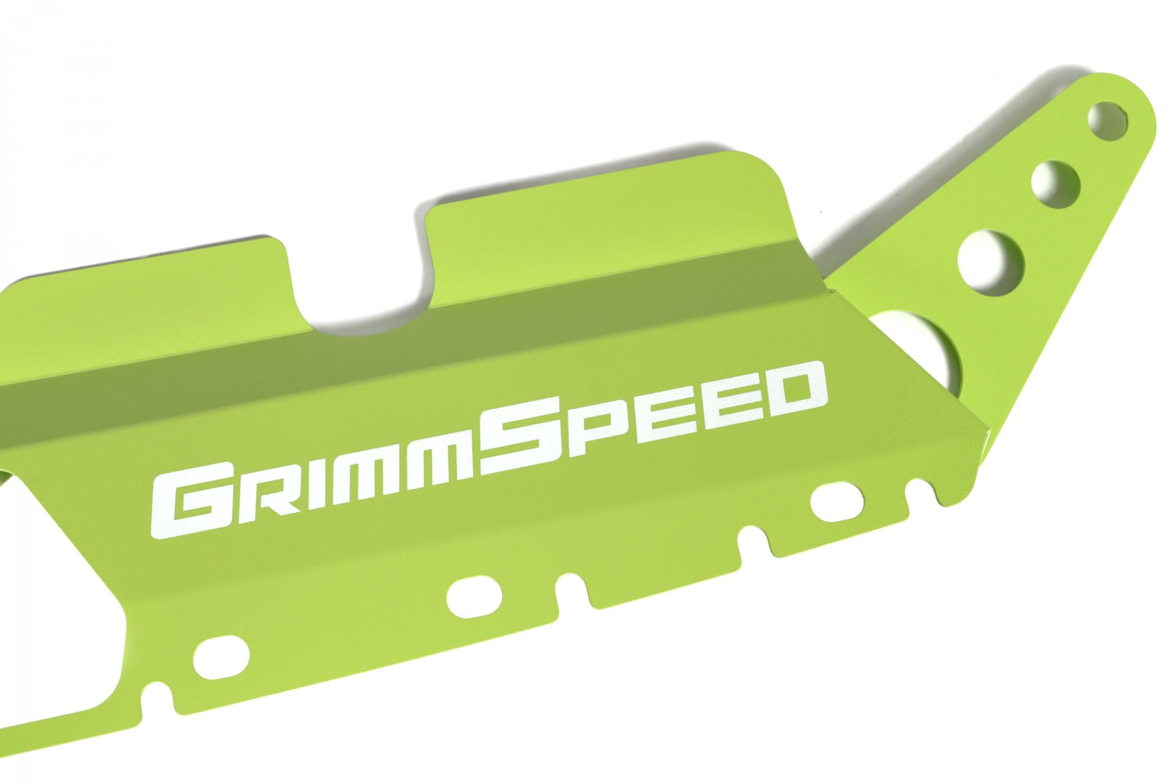2015-2021 Subaru WRX Radiator Shroud Black by GrimmSpeed