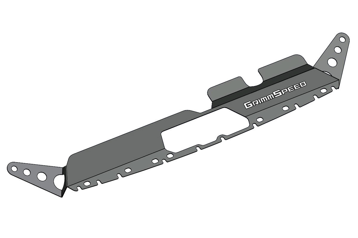 2015-2021 Subaru WRX Radiator Shroud Red by GrimmSpeed
