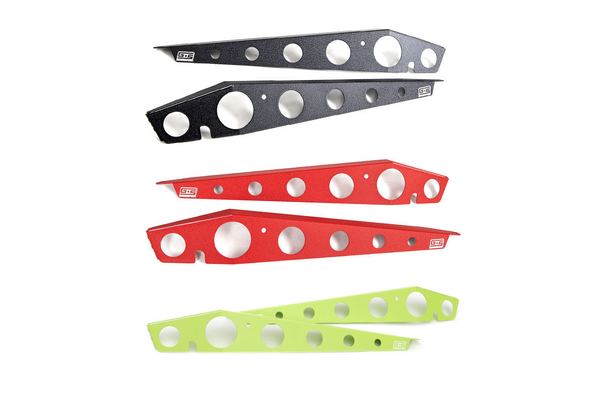 2015-2021 Subaru WRX Fender Shrouds Red by GrimmSpeed - 096048