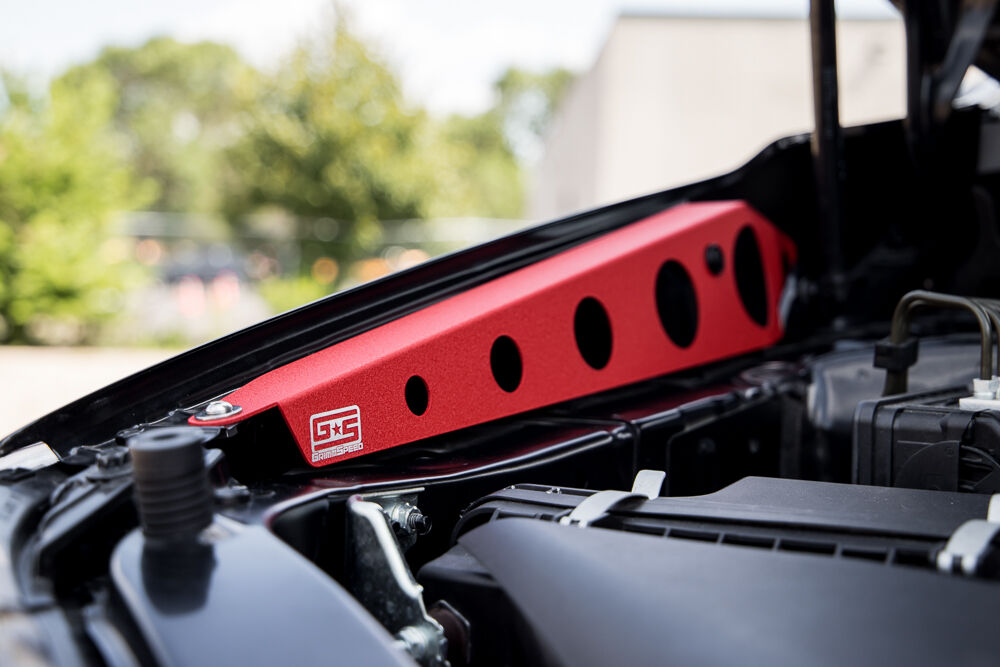 2015-2021 Subaru WRX Fender Shrouds Black by GrimmSpeed