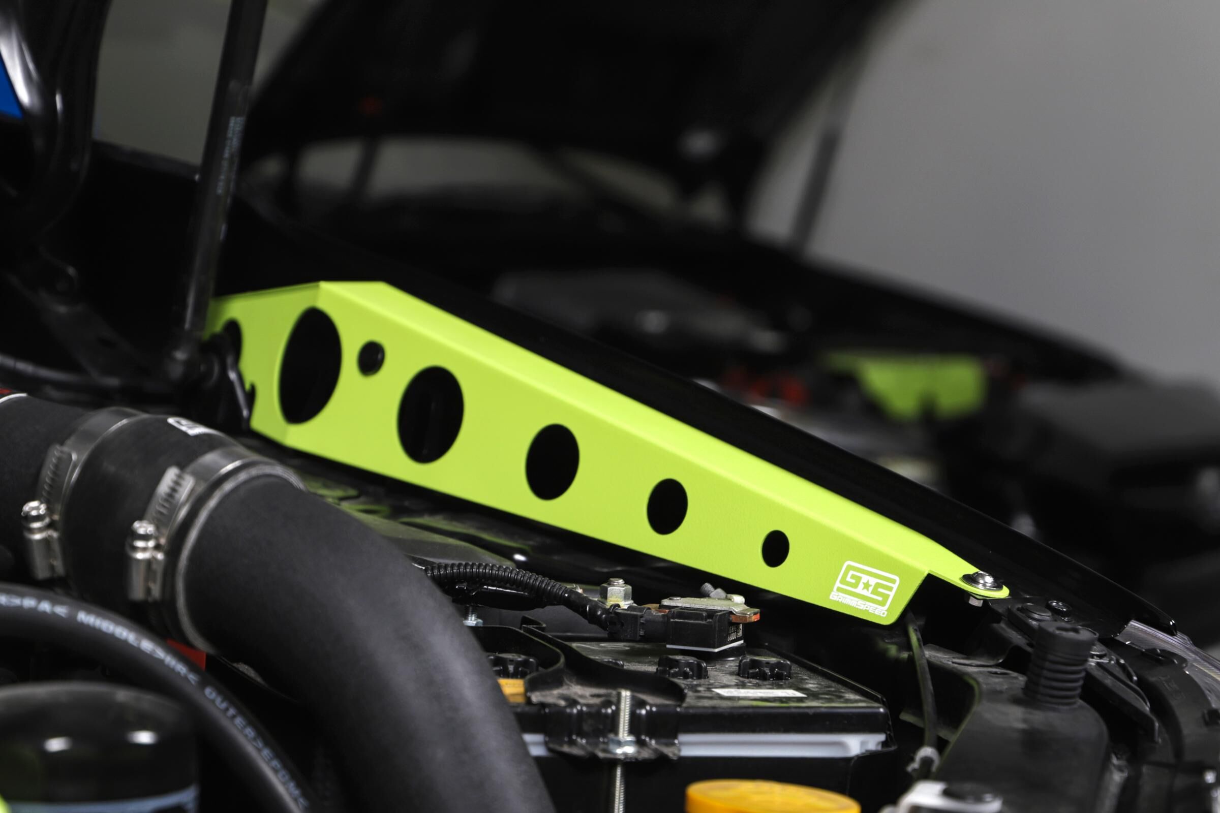 2015-2021 Subaru WRX Fender Shrouds Black by GrimmSpeed