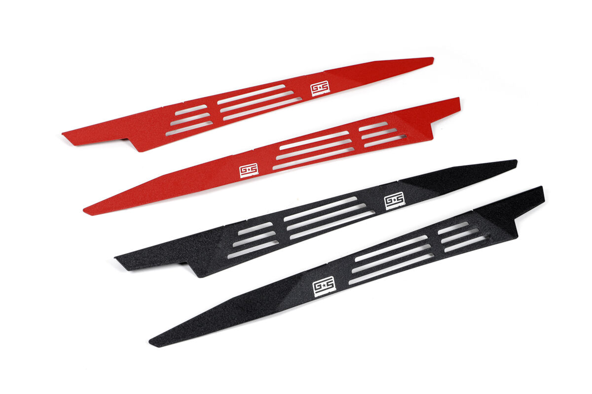 2008-2014 Subaru Impreza WRX Fender Shroud Red by GrimmSpeed - 096059