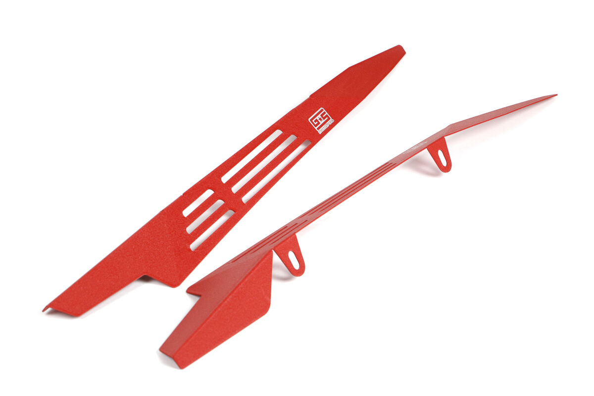 2008-2014 Subaru Impreza WRX Fender Shroud Red by GrimmSpeed