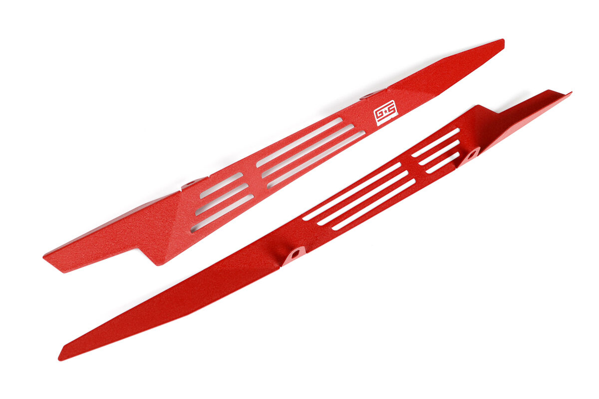 2008-2014 Subaru Impreza WRX Fender Shroud Red by GrimmSpeed