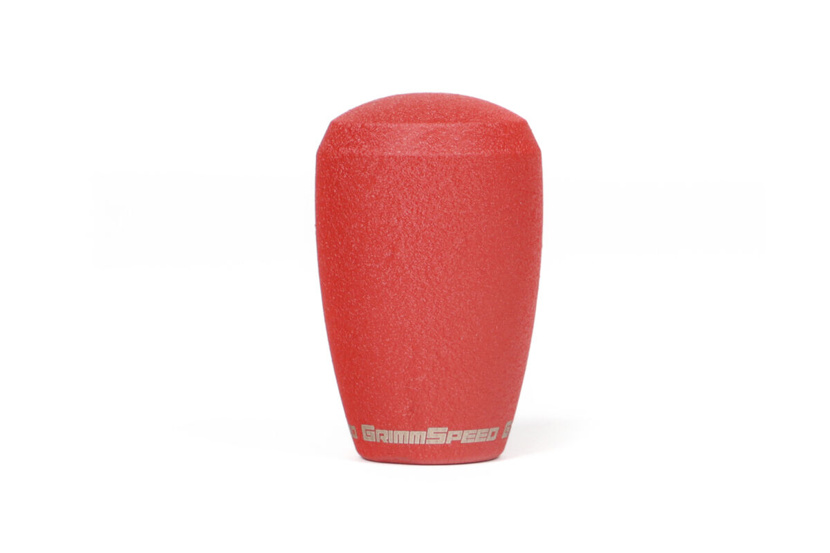 Standard Shift Knob Stainless Steel Red M12x1.25 Manual For Subaru GrimmSpeed - 380000