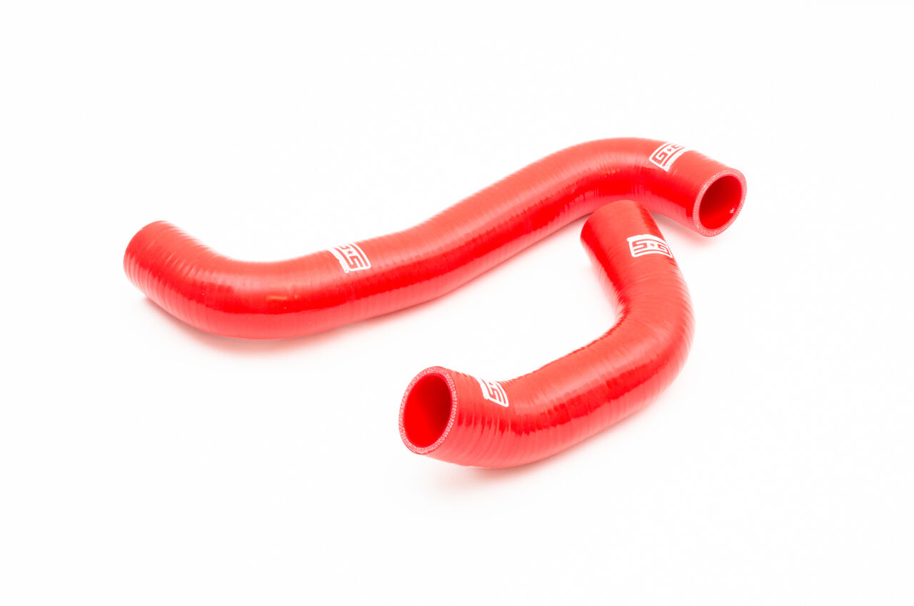 2008-2014 Subaru Impreza WRX Radiator Hose Kit Red by GrimmSpeed - 405326
