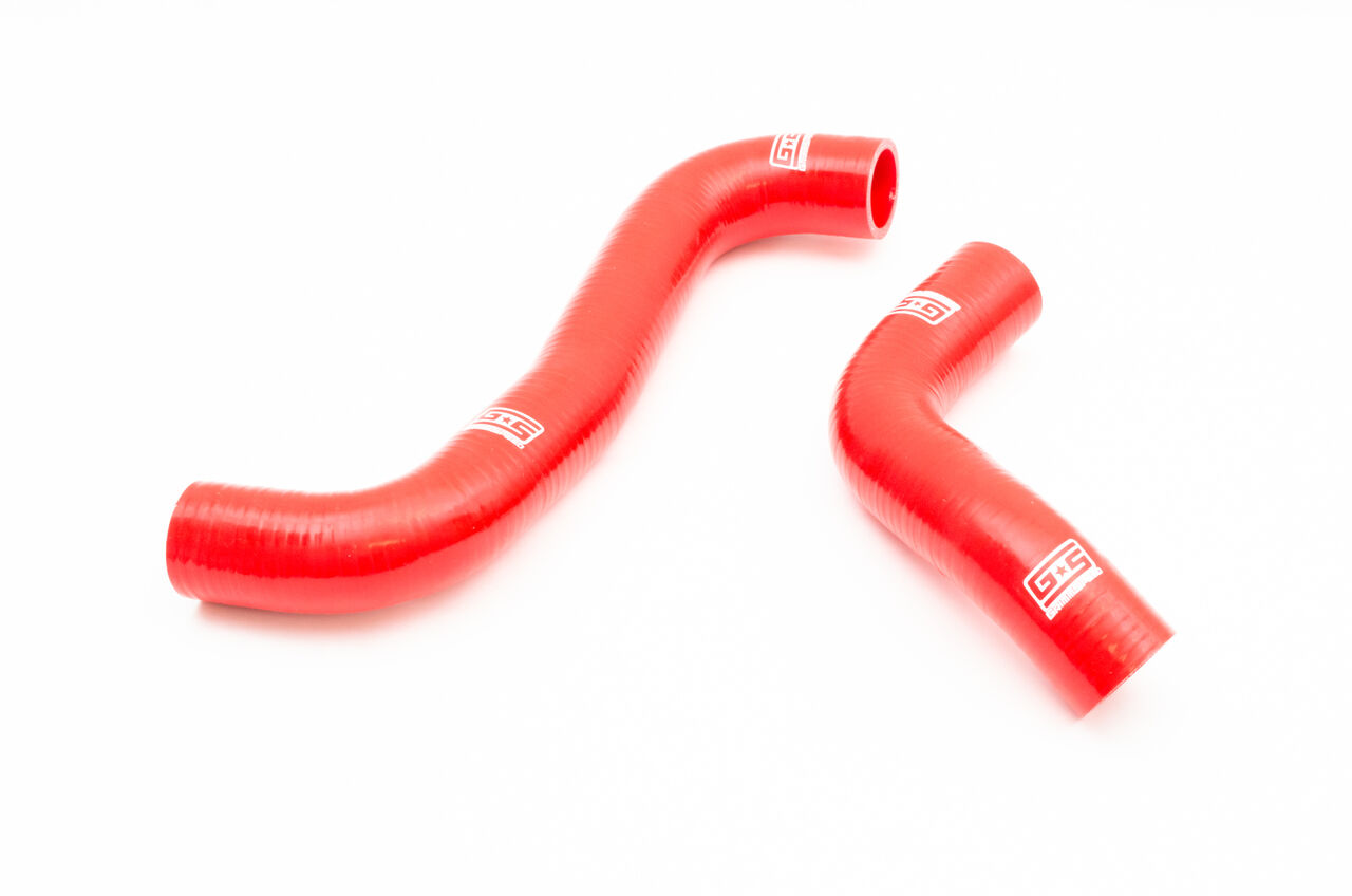 2008-2014 Subaru Impreza WRX Radiator Hose Kit Red by GrimmSpeed