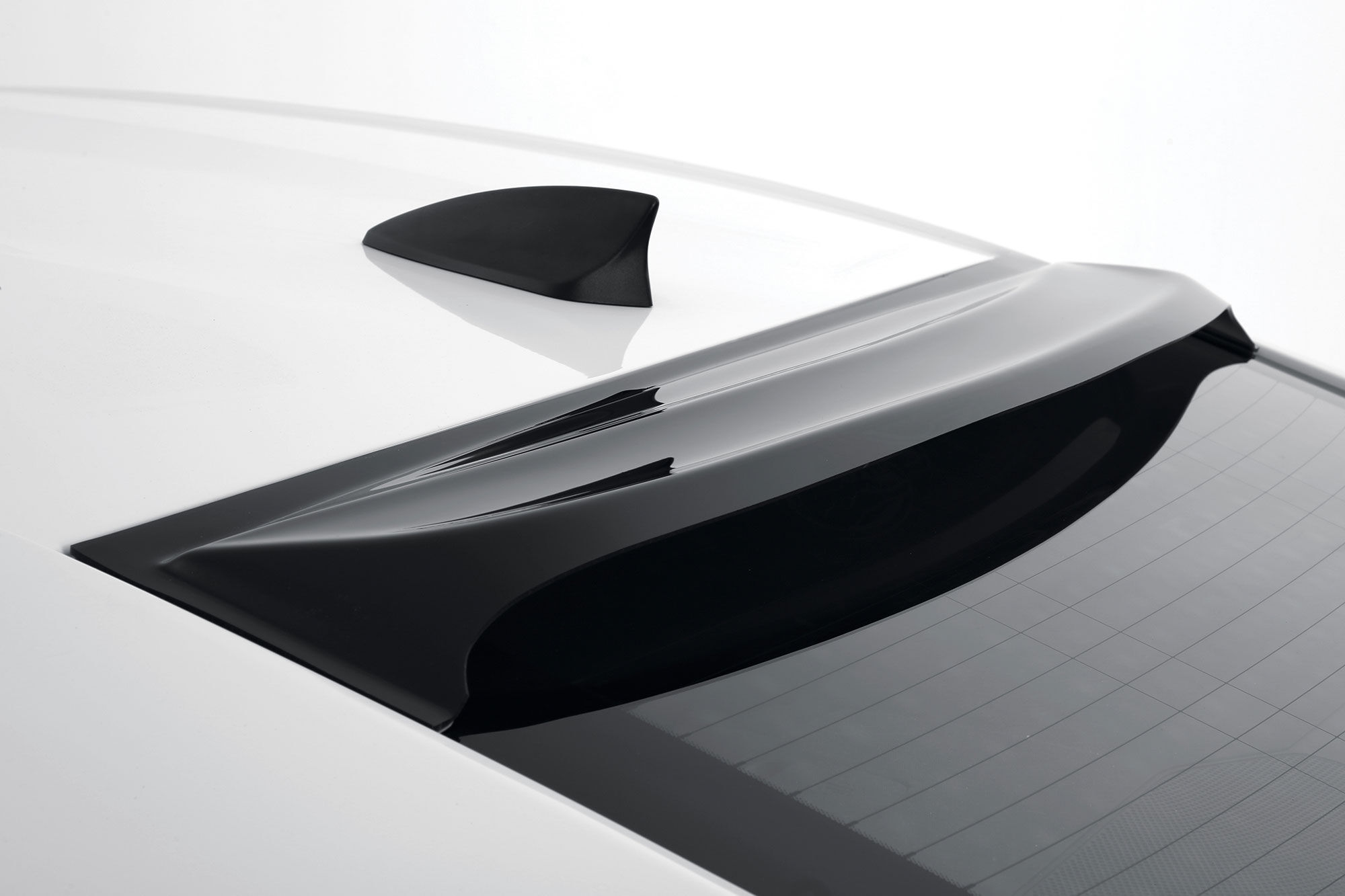 2016-2022 Chevrolet Camaro Solarwing Rear Window Deflector Carbon Fiber Look - 51107X