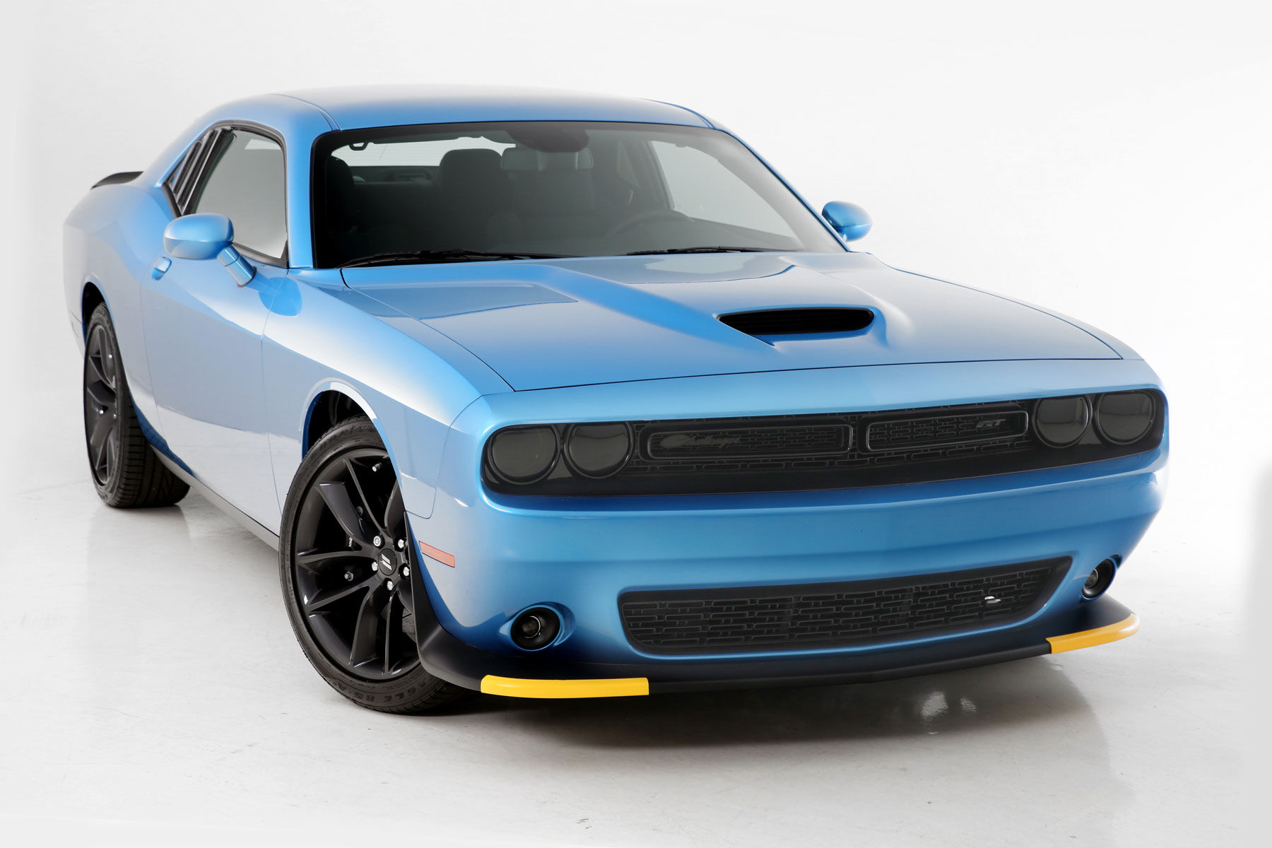 2015-2022 Dodge Challenger Headlight Covers 4PC - Smoke - GT0165S