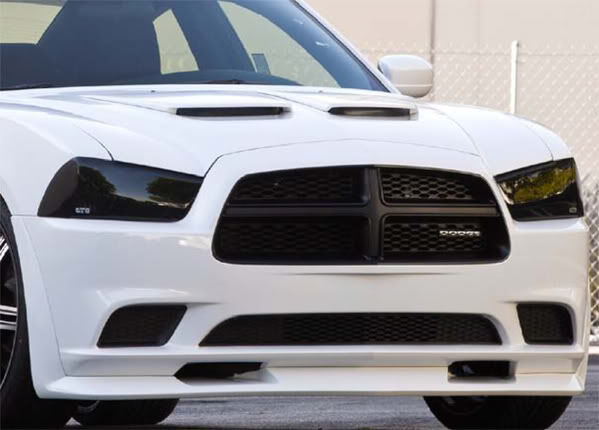 2011-2014 Dodge Charger Headlight Covers 2PC - Smoke
